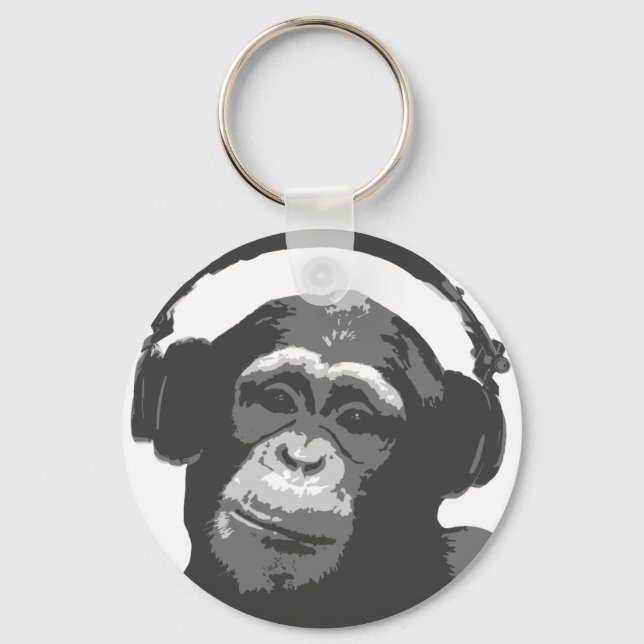 DJ MONKEY KEY RING (Front)