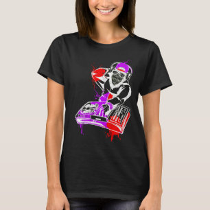 DJ Monkey Music Party Fun Sunglasses Dance Party M T-Shirt