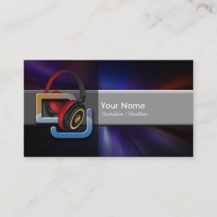 DJ Music Business Card