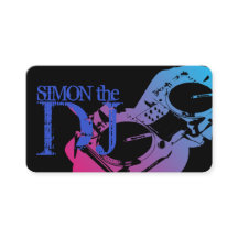 DJ Music Club Entertainment Business Card    