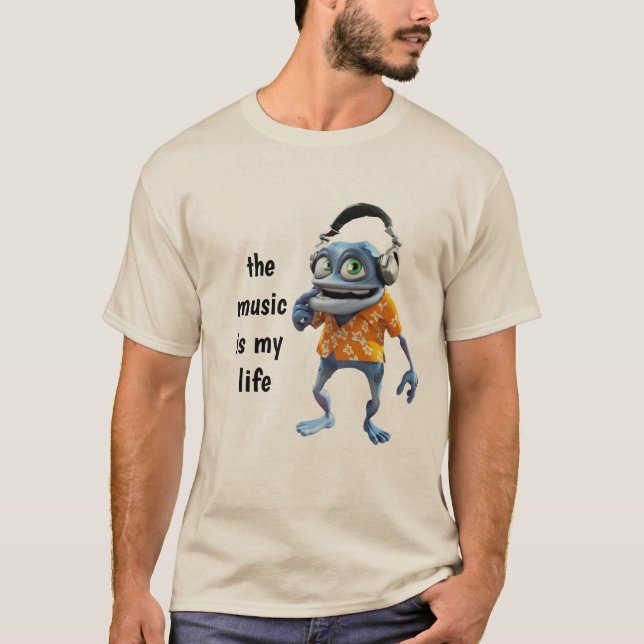 DJ music crazy frog T-Shirt (Front)