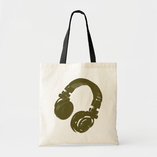DJ music design Tote Bag (Front)