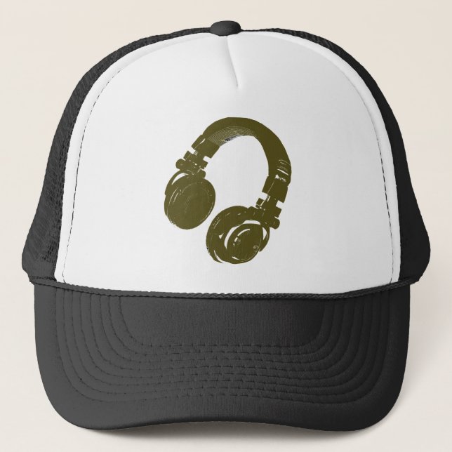 DJ music design Trucker Hat (Front)