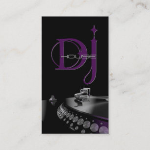 DJ, Music, Entertainment Business Card