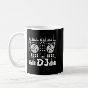 Dj Music Lover Music Player Sound Cool Funny Elect Coffee Mug