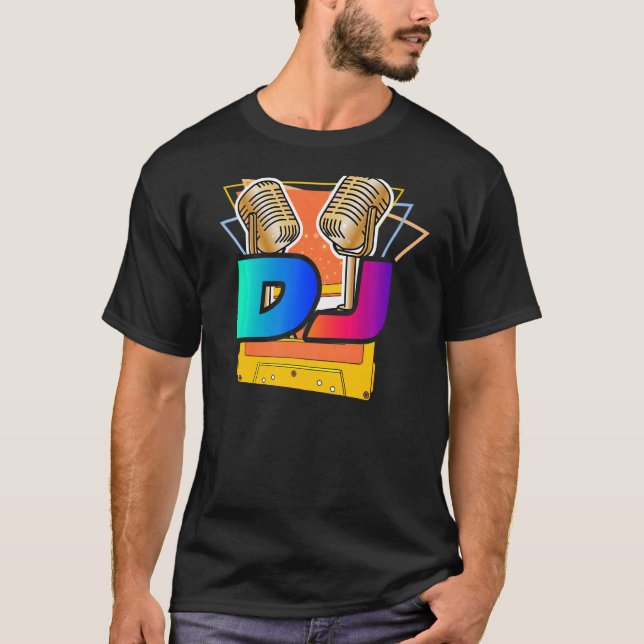 Dj Music Music Player Sound Discjockey Musicians T-Shirt (Front)