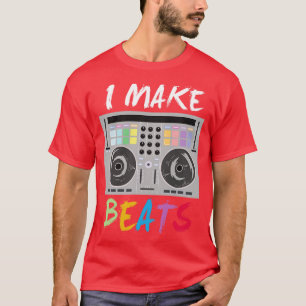 DJ Music Producer Audio I make beats Disco EDM T-Shirt