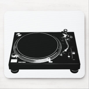 DJ Music Producer Turntable Deck Mouse Pad
