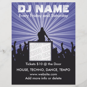 DJ Name Music Flyer