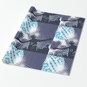 DJ Performing Glossy Wrapping Paper