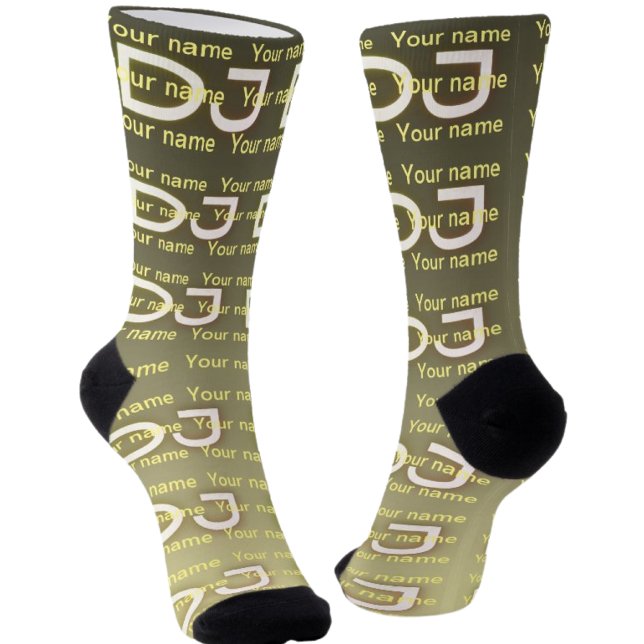 DJ personalizable Socks (Creator Uploaded)