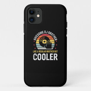 DJ Player Brother Funny Disc Jockey Wedding Party iPhone 11 Case