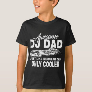 Dj Player Dad Gift Wedding & Party Dj Disc Jockey T-Shirt