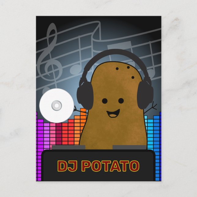 DJ Potato Custom Postcard (Front)