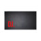 DJ Red Bold Text Elegant Dark Minimalist