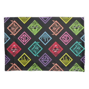 DJ Scooby-Doo Pattern Pillowcase