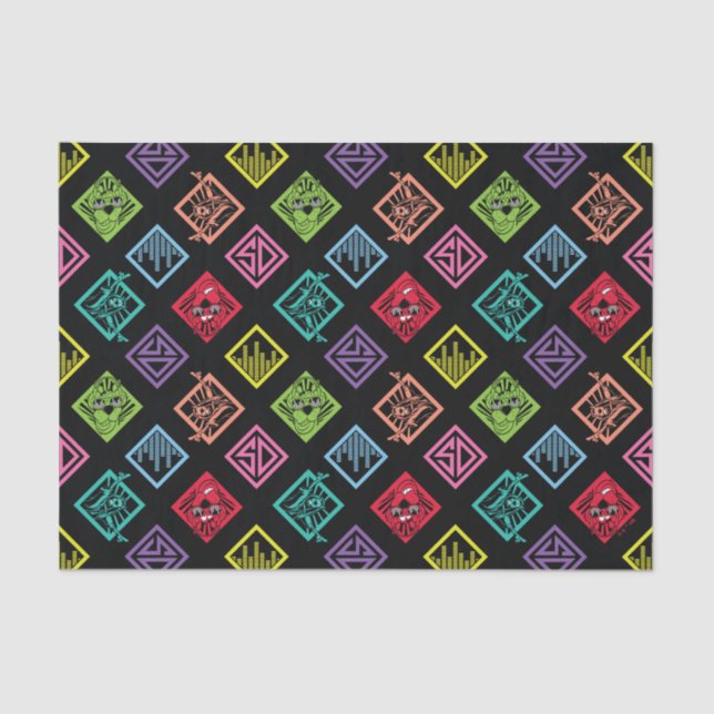 DJ Scooby-Doo Pattern Tissue Paper (Front)