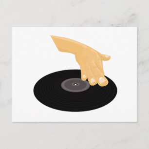 Dj Scratch Postcard