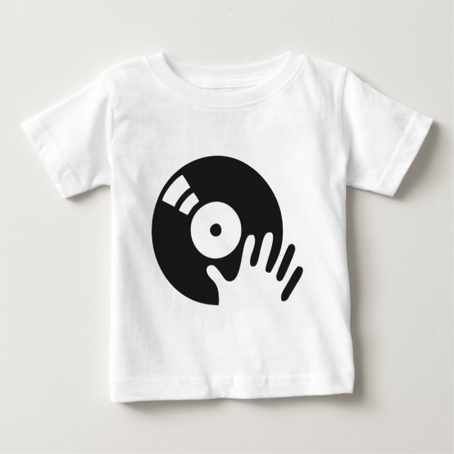Dj Scratch turntable Baby T-Shirt (Front)