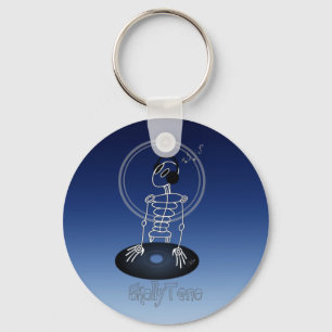 DJ Skeleton Key Ring
