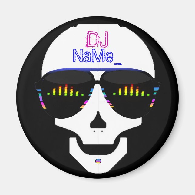 Dj Skull - Customised Magnet (Front)
