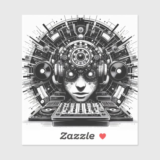 DJ Sticker (Sheet)