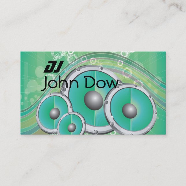 DJ Style Business Card (Front)