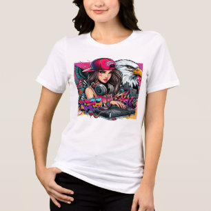 DJ Summer - Ink Collection Tri-Blend Shirt
