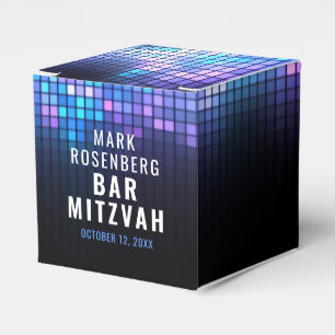 DJ Techno Dance Party Bar Mitzvah Favour Box