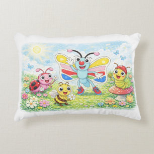 DJ the Butterfly & Friends Decorative Cushion