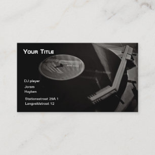 DJ-Time Business Card
