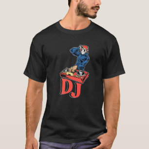 Dj Turntable Bass Music Rock Deejay Headphone Part T-Shirt