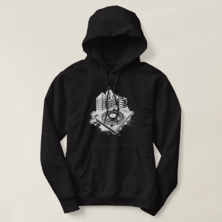 DJ Turntable Hooded Sweatshirt