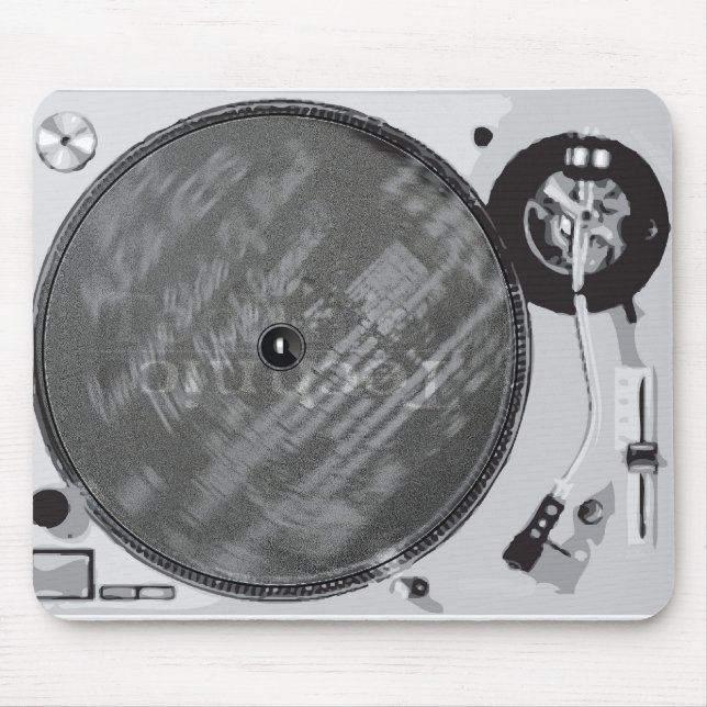 DJ Turntable Mouse Pad (Front)