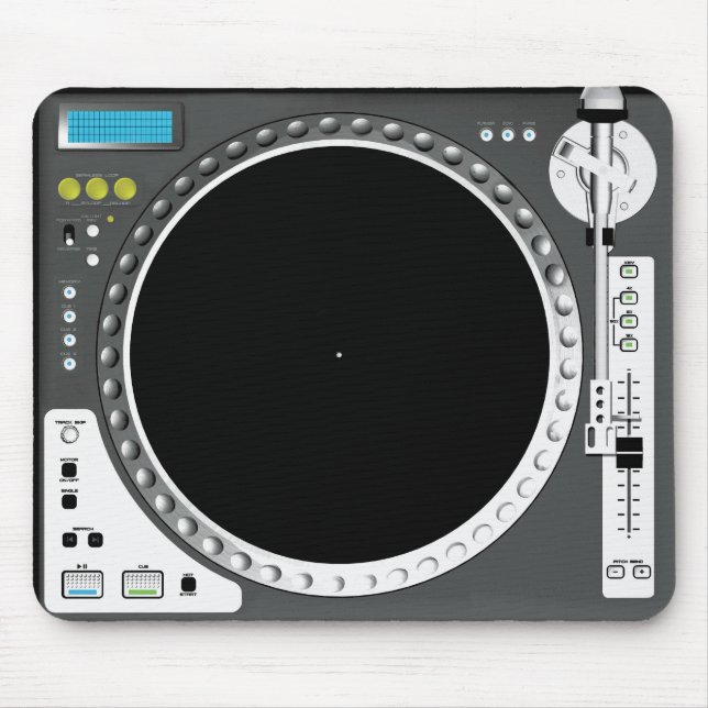 DJ Turntable Mousepad (Front)