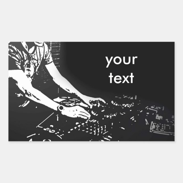 DJ turntable Sticker (Front)
