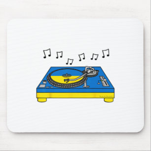 Dj Ukrainian Flag Ukraine Music Producer Musician Mouse Pad