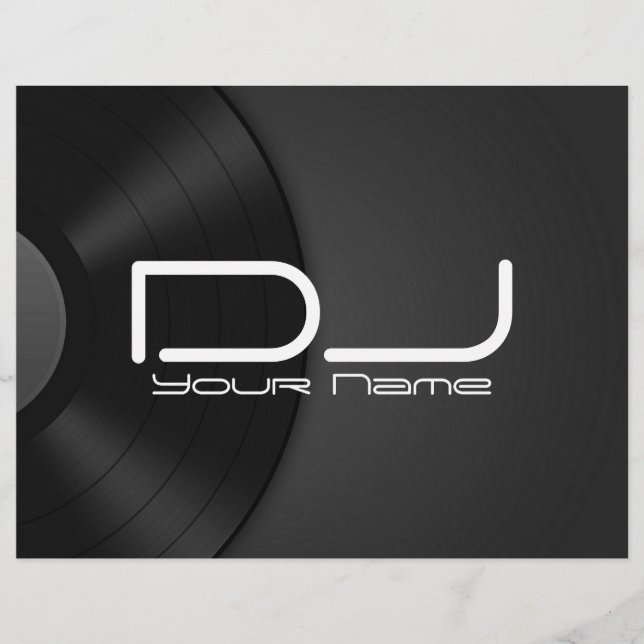 DJ Vinyl Flyer (Front)