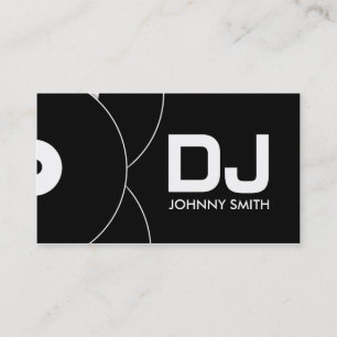 DJ Vinyl Record Music Business Card
