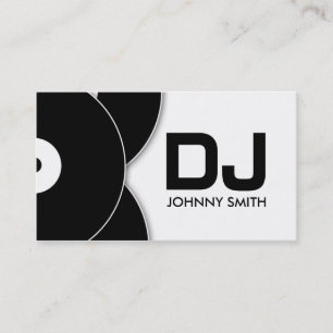 DJ Vinyl Record Music Business Card