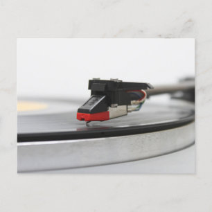 DJ Vinyl Vintage Postcard