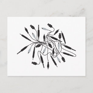 DJ Wires Postcard