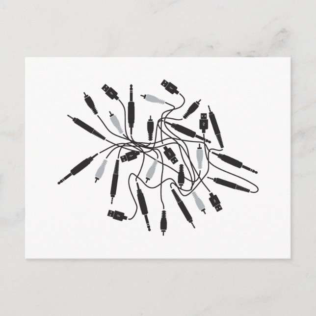 DJ Wires Postcard (Front)