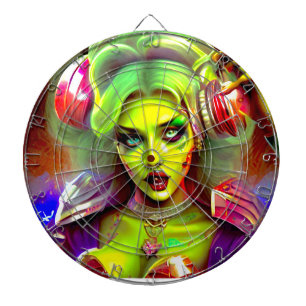 Dj zombie Darts Dartboard