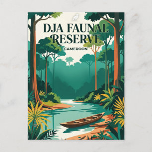 Dja Faunal Reserve Cameroon Postcard