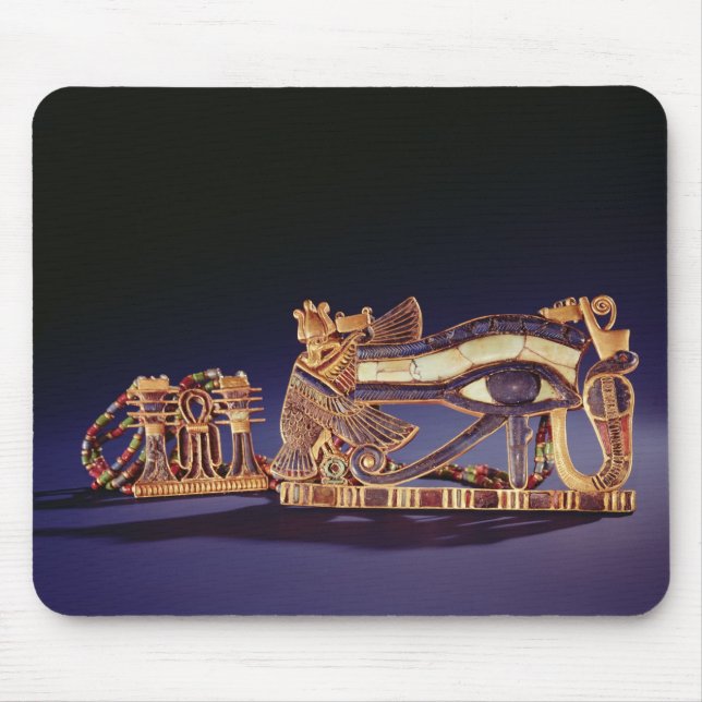 Djed pillar pectoral and wedjet eye pectoral mouse pad (Front)