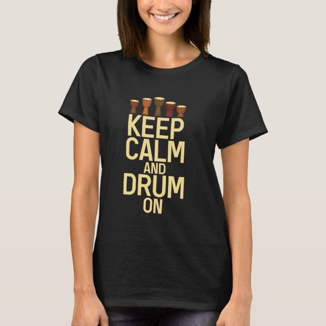 Djembe Drum Djembe Player Djembeist T-Shirt (Front)