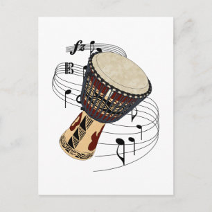 Djembe Postcard