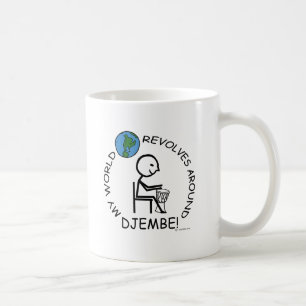 Djembe - World Revolves Around Coffee Mug