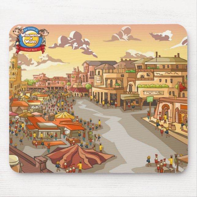 Djemma El Fna Mouse Pad (Front)